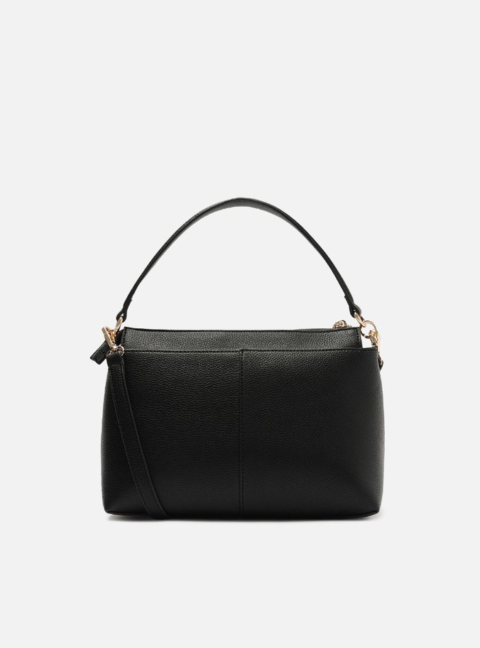 Bolsa Tote Preta Média Bolso Frontal