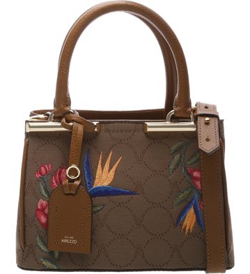 Bolsa Tiracolo Auguri Monograma Floral