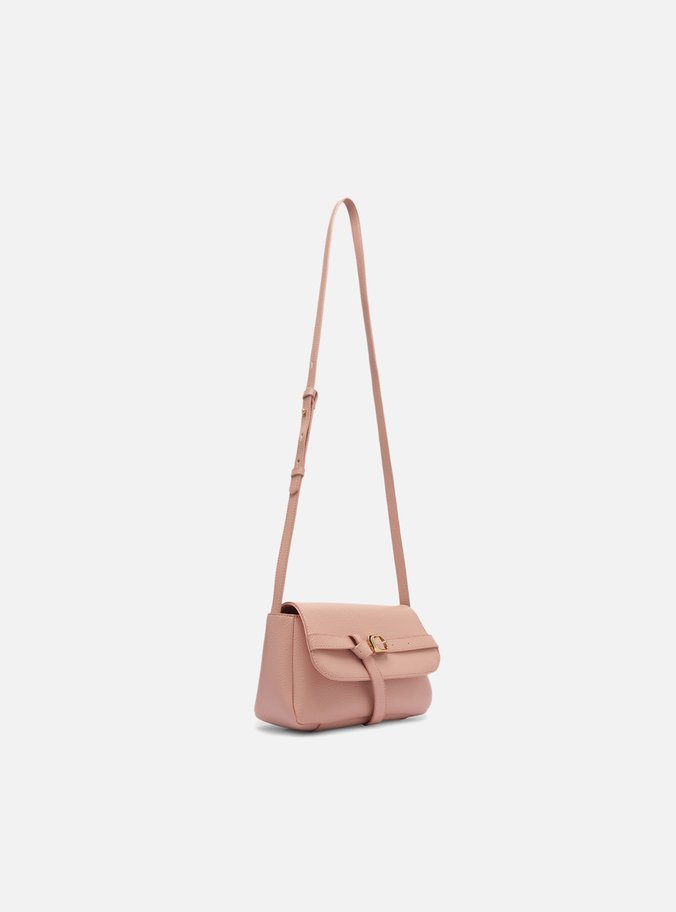 Bolsa Tiracolo Rosa Pequena Fivela