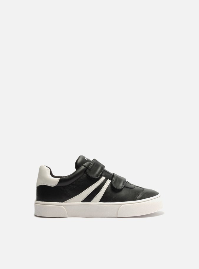 Tênis Infantil Preto Velcro Branco