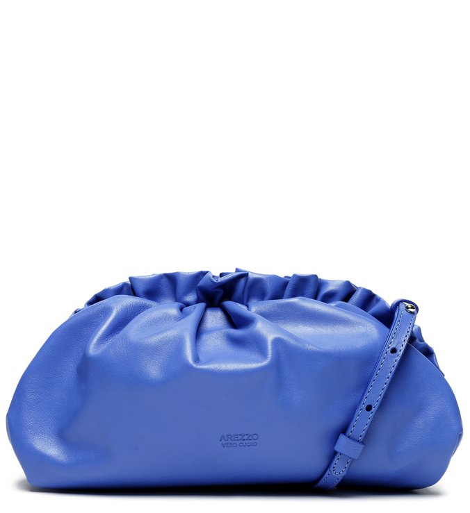 Bolsa Tote Azul Couro Stella Pequena