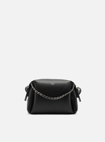 Bolsa Tiracolo Preta Pequena Corrente Extra