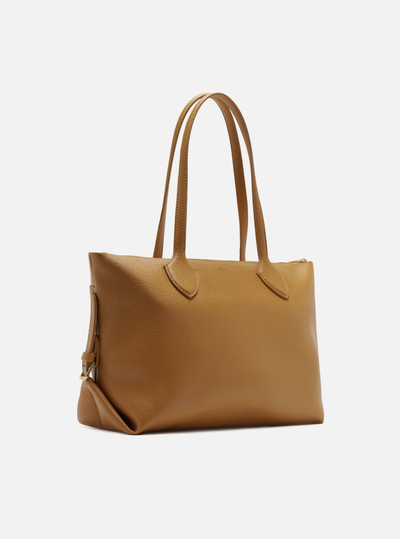 Bolsa Shopping Marrom Texturizada Grande Fivelas — foto 5