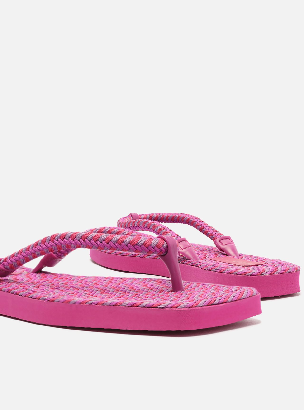 Chinelo de Dedo Roxo Square Crochê Brizza Brizza Triya — foto 4