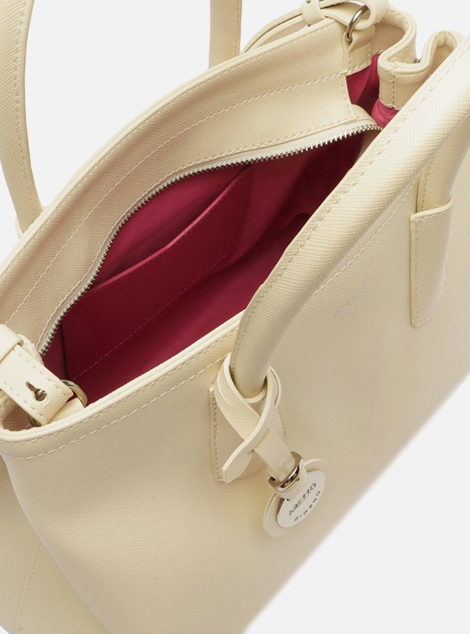 Bolsa Tote Branca Giorno Grande Bag Charm
