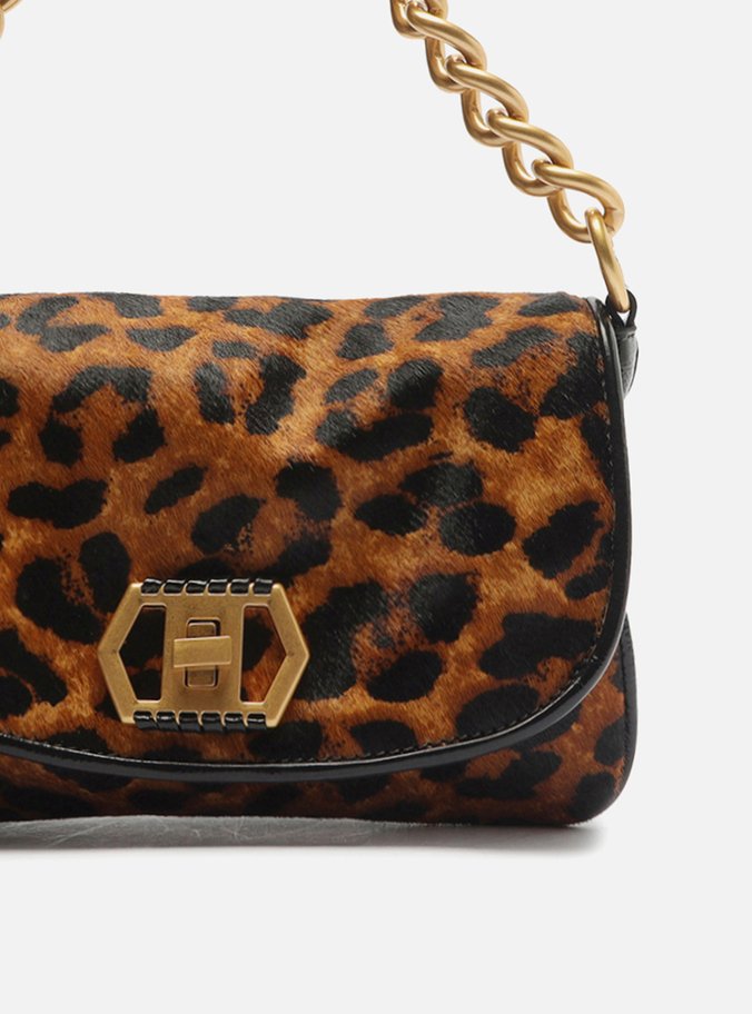 Bolsa Tiracolo Animal Print Amélia Pequena