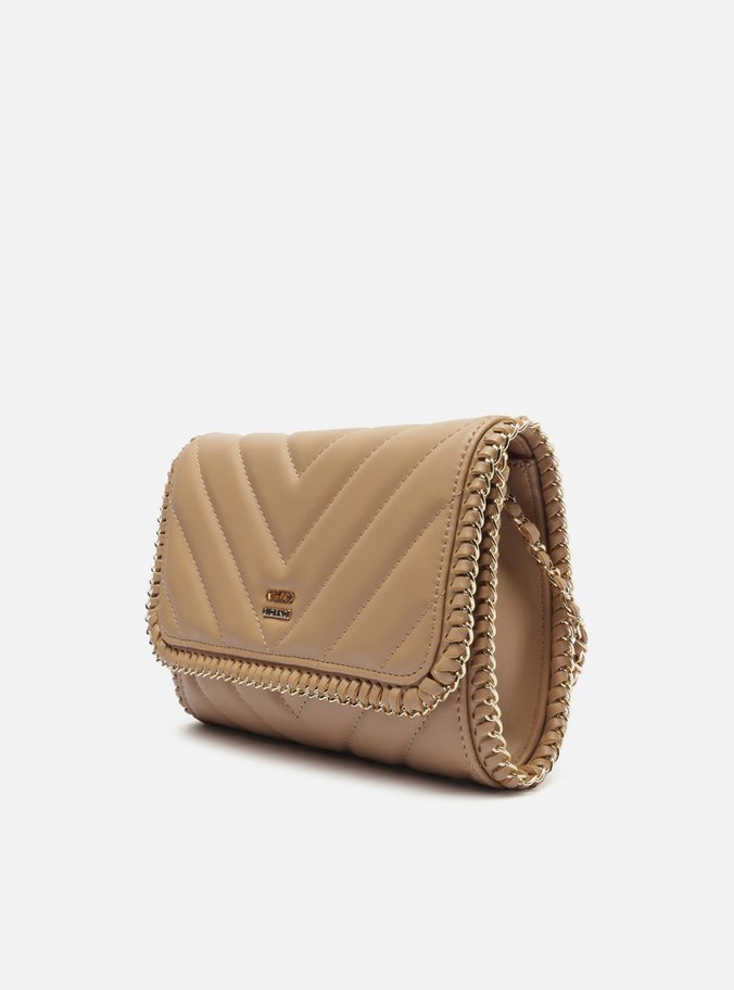 Bolsa Tiracolo Nude Pequena Matelassê Corrente