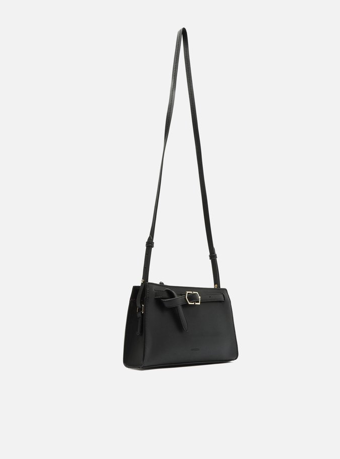 Bolsa Preta Tiracolo Média Fivela