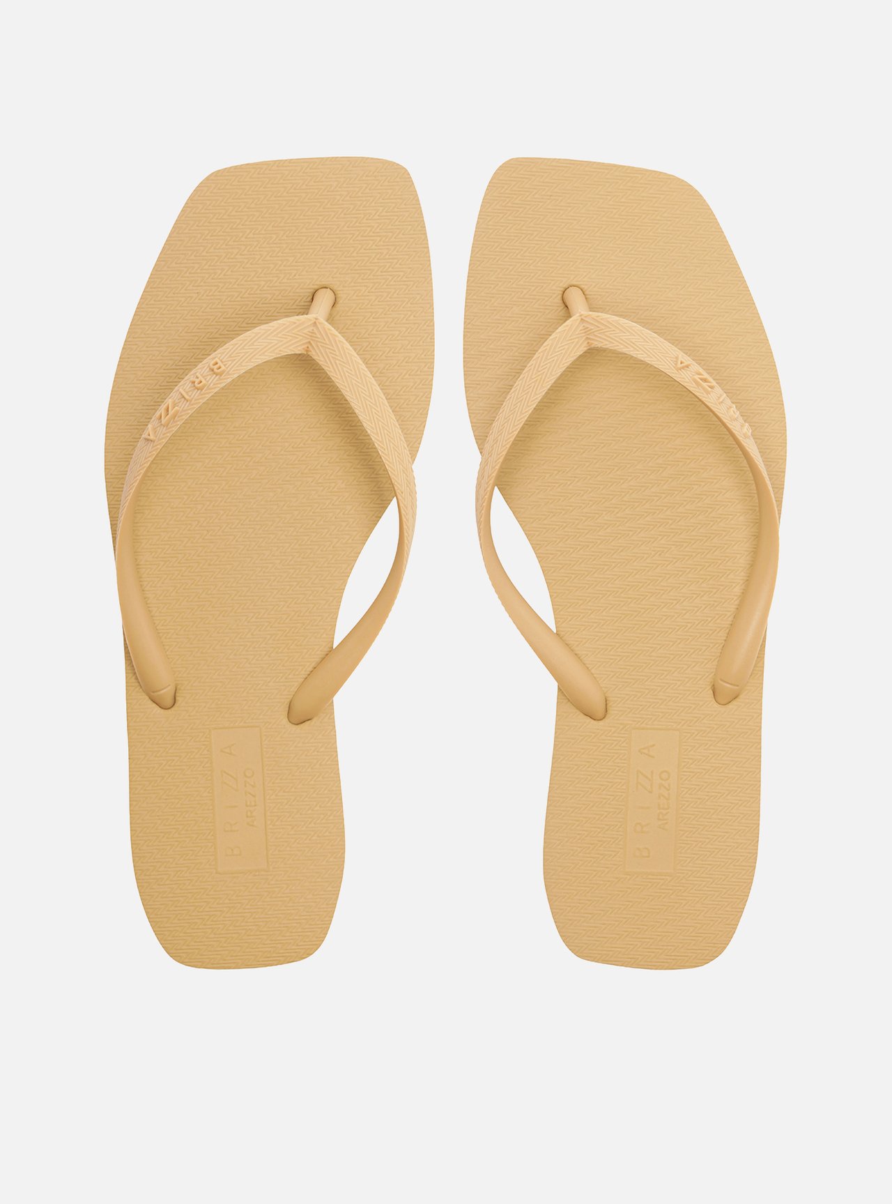 Chinelo de Dedo Nude Flatform Brizza — foto 1