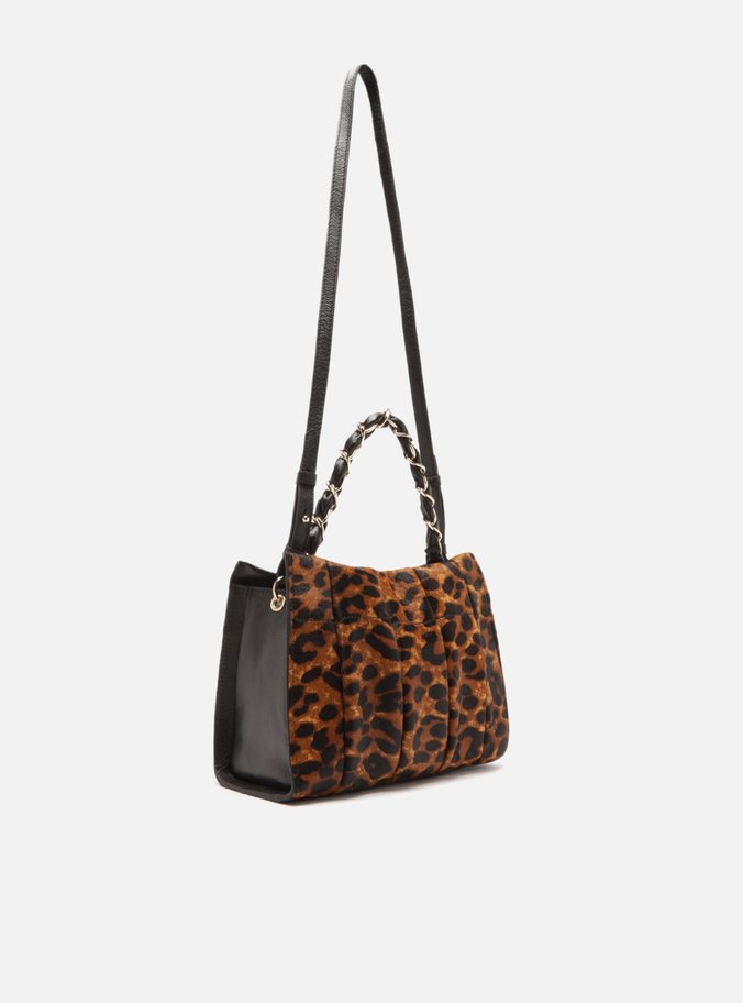 Bolsa Tote Animal Print Onça Milano Média