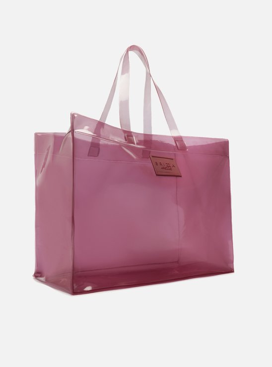 Bolsa Shopping Vermelha Vinil Liz Grande Brizza
