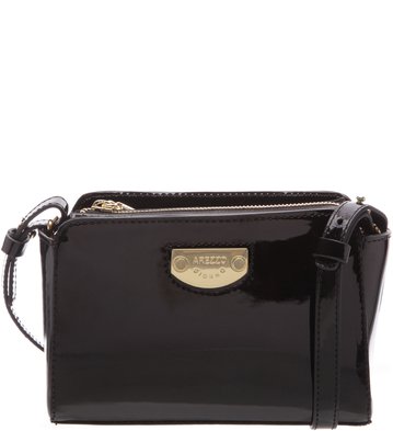 Bolsa Verniz Pequena Preta