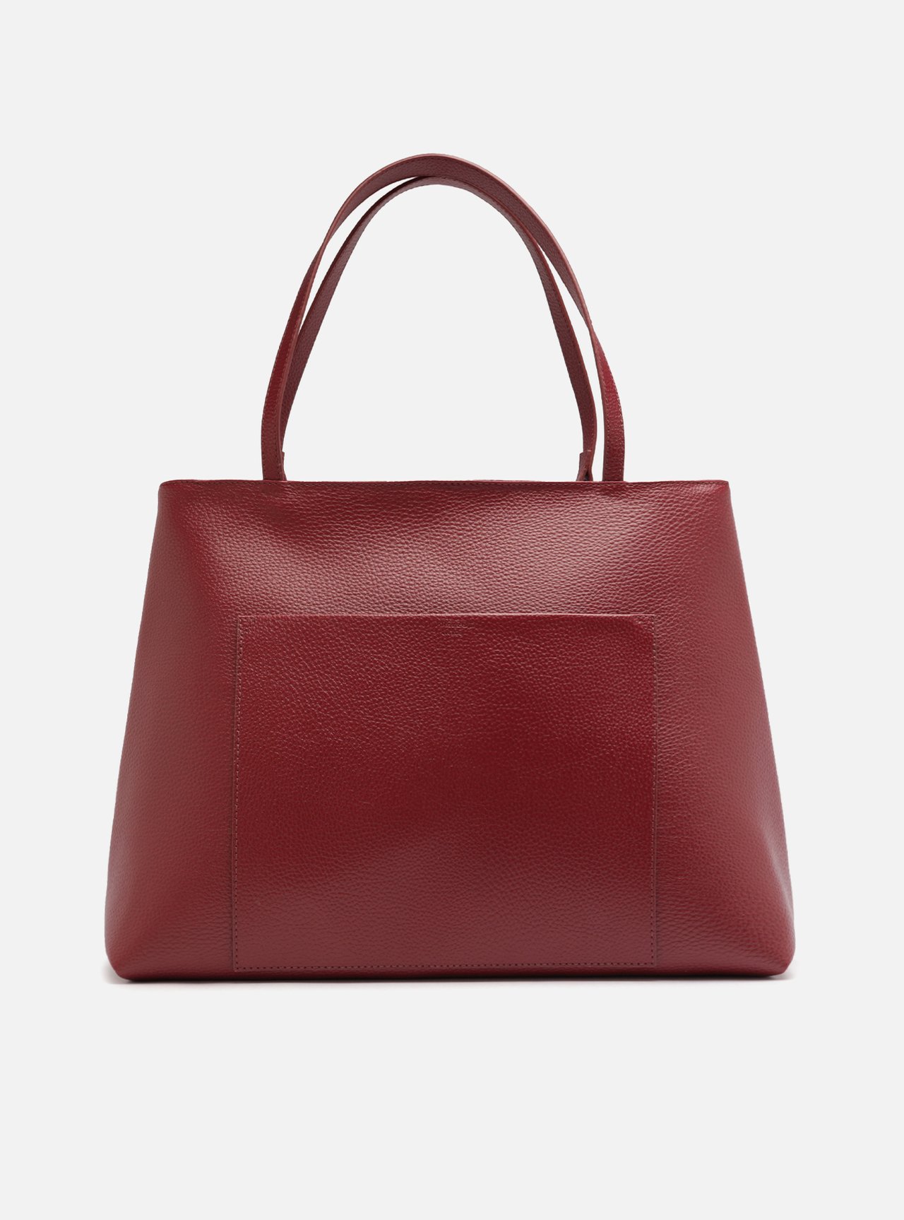 Bolsa Shopping Bordô Média Franja — foto 3