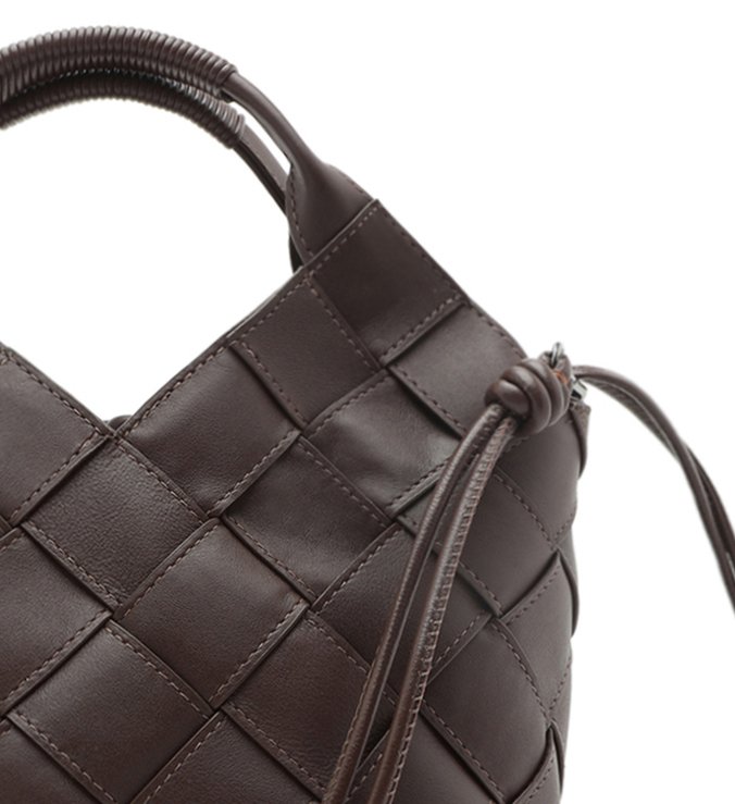 Bolsa Tote Marrom Couro Gaia Média Cacau Brown