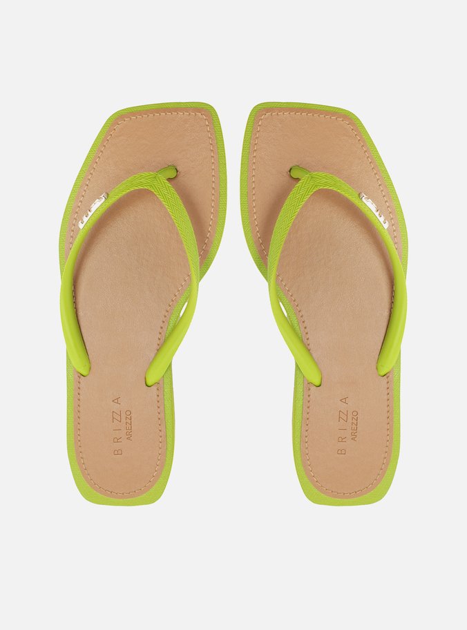 Chinelo de Dedo Verde Recouro Square Brizza