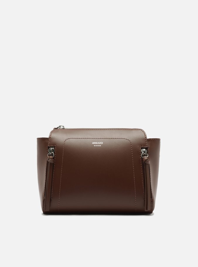 Bolsa Tiracolo Marrom Média