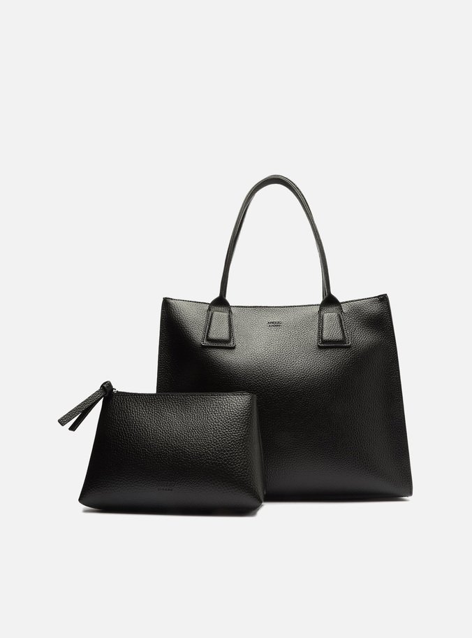 Bolsa Shopping Preta Joana Grande