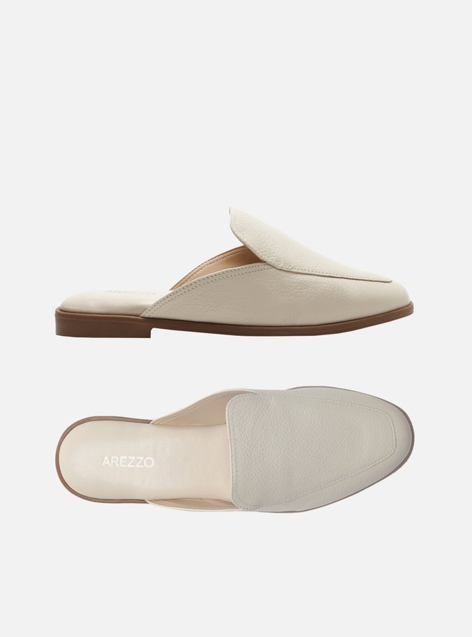 Mule Off-White Rasteira