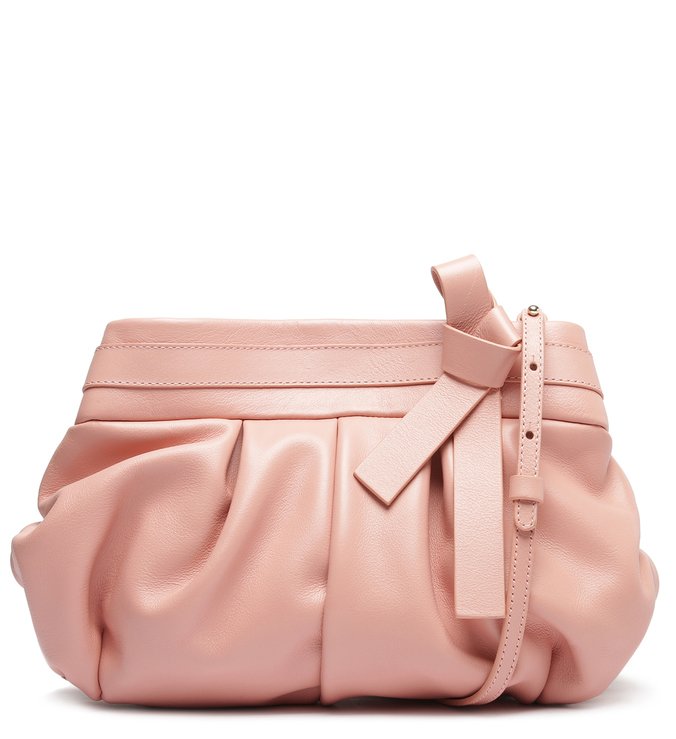 Clutch Rosé Couro Nina Média