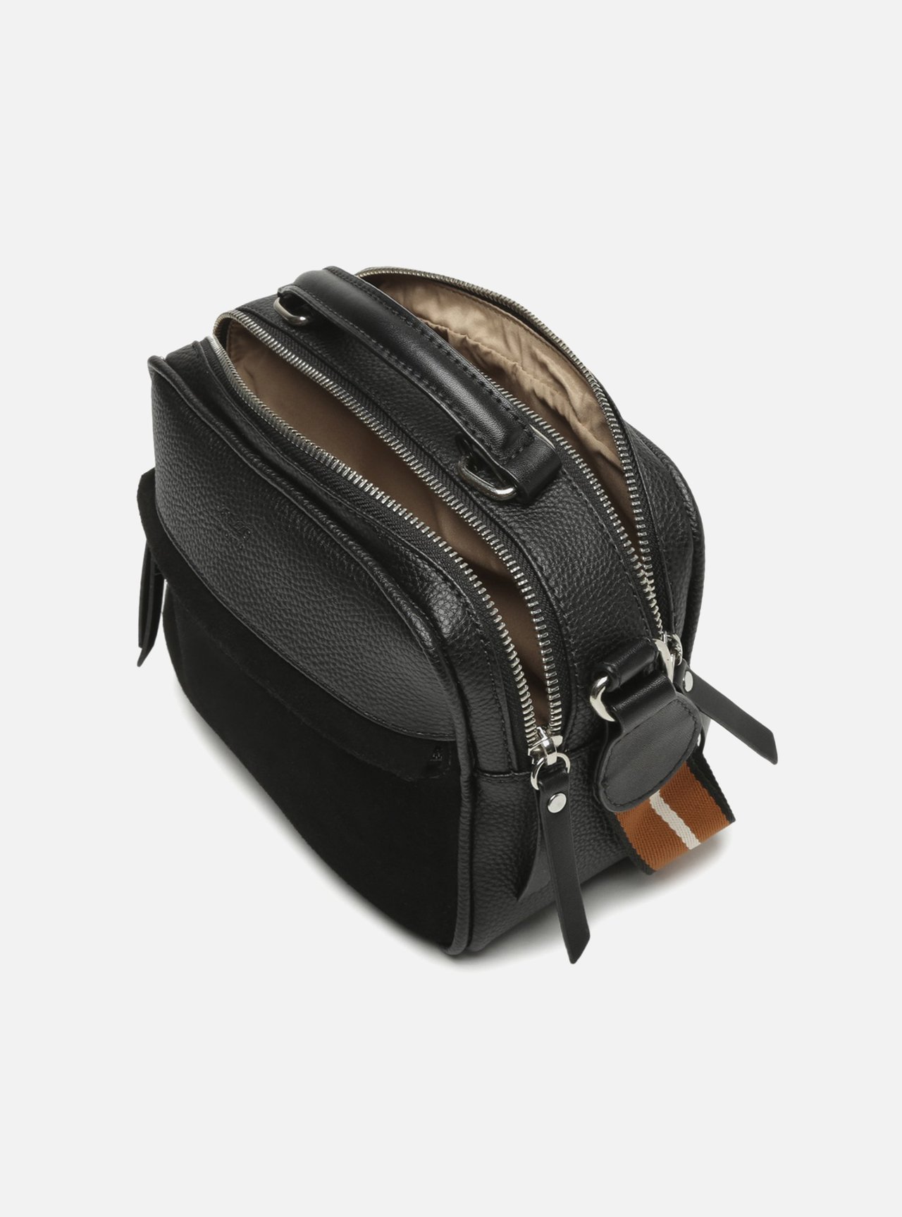 Bolsa Tiracolo Prione Média Preta — foto 4