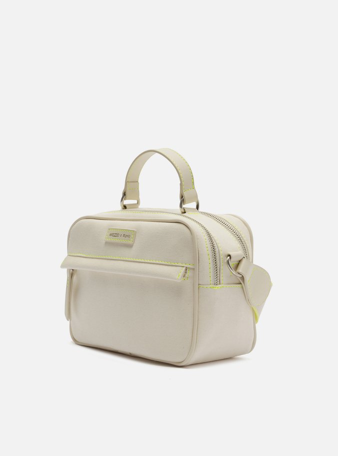 Bolsa Tiracolo Off-White Prione Média Alme