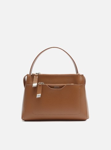 Bolsa Tote Marrom Camel Emilly Média