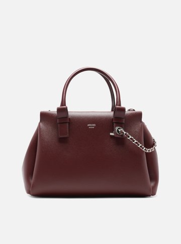 Bolsa Tote Vermelha Grande Corrente Extra