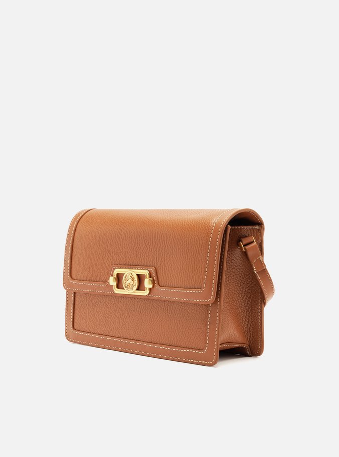 Bolsa Tiracolo Caramelo Couro  Média