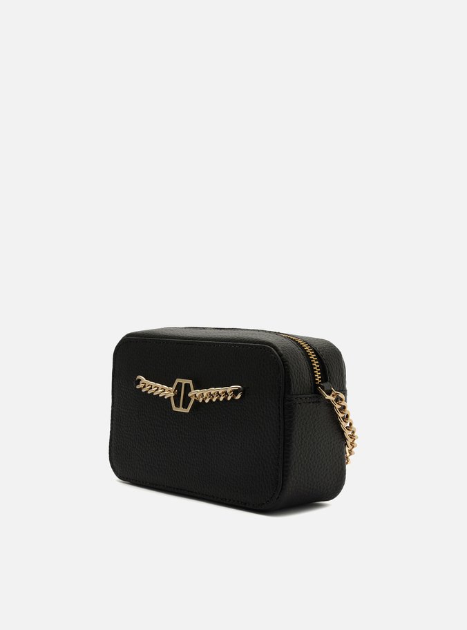 Bolsa Tiracolo Preta Pequena Corrente ID