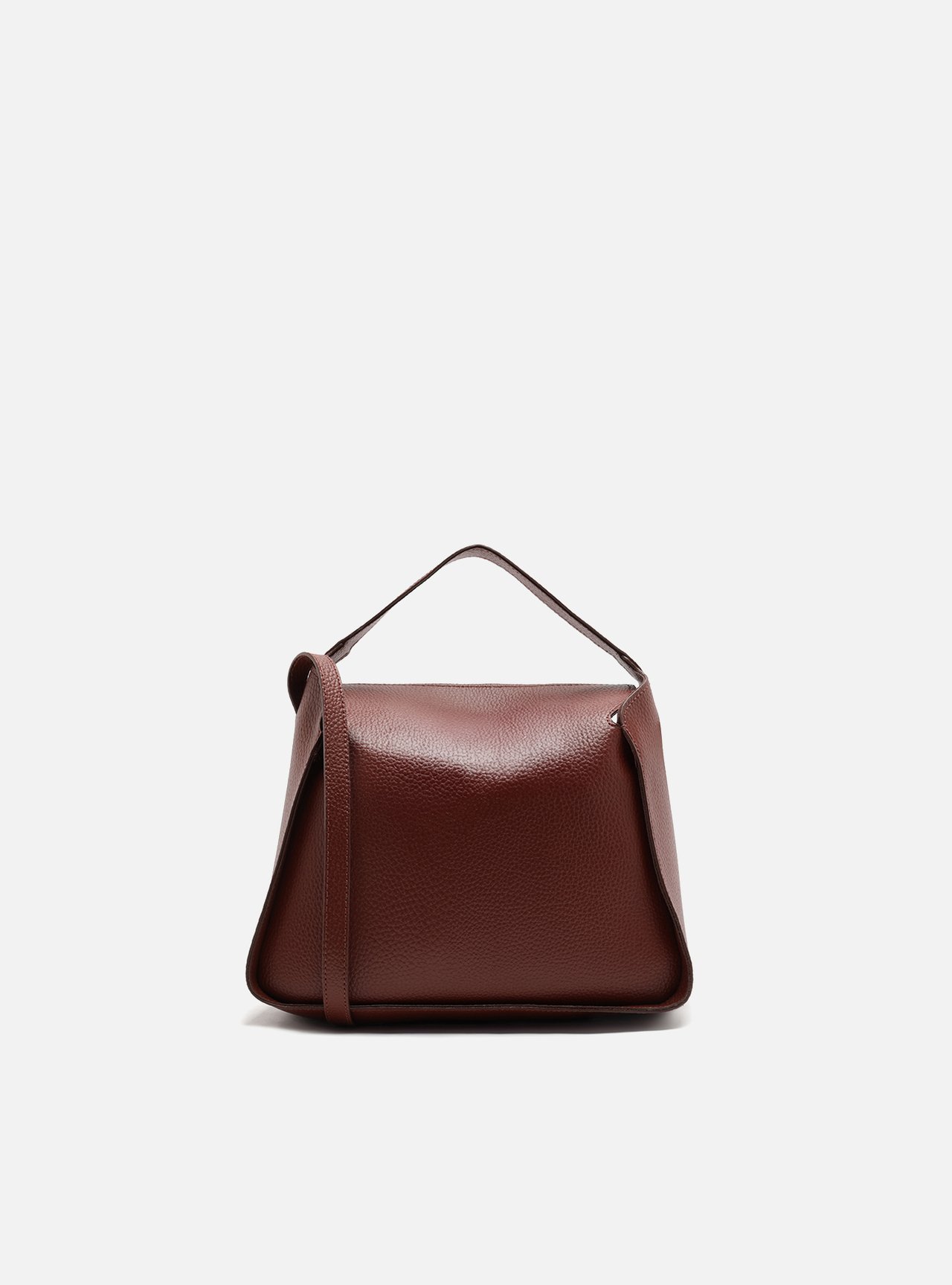 Bolsa Tote Vermelha Pequena Granulada — foto 3