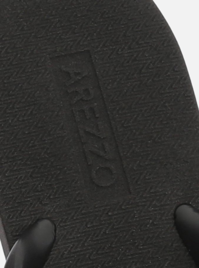 Chinelo Bico Quadrado Trançado Preto Brizza Plural
