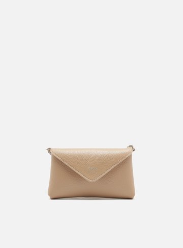 Bolsa Tiracolo Bege Giorno Pequena Envelope
