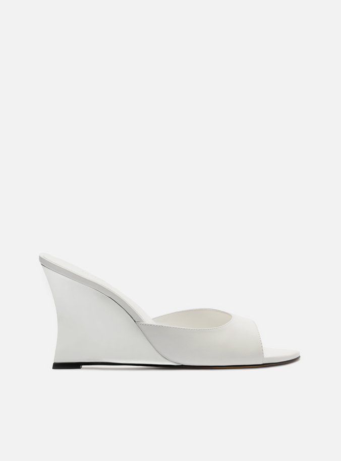Tamanco Off-White Salto Alto Anabela