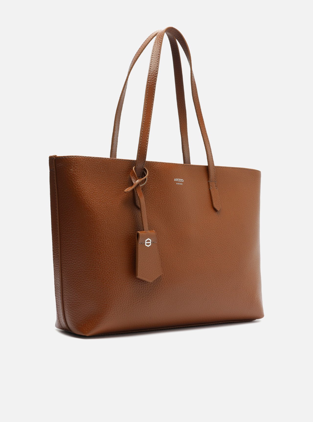 Bolsa Shopping Marrom Giorno Grande — foto 5