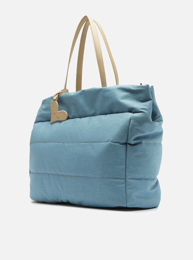 Bolsa Shopping Azul Nylon Grande Brizza