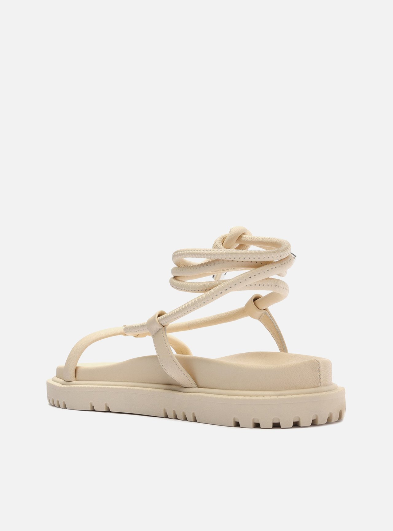 Papete Off-White Tratorada Tiras Amarração — foto 2