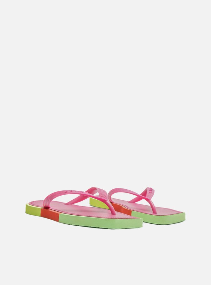 Chinelo de Dedo Rosa Color Square Brizza