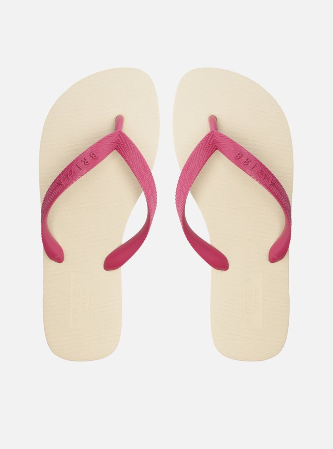Chinelo de Dedo Rosa Bicolor Roma Basics