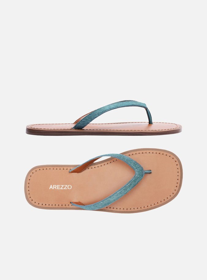 Rasteira Azul Flat Flip Flop