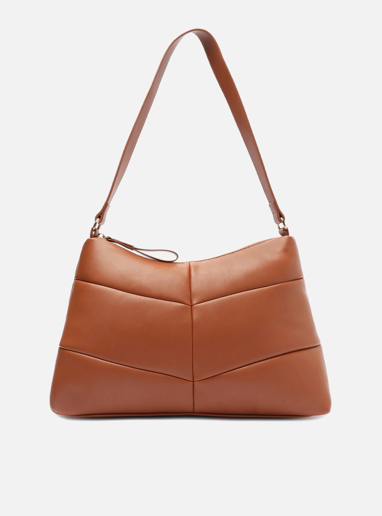 Bolsa Tiracolo Marrom Grande — foto 1