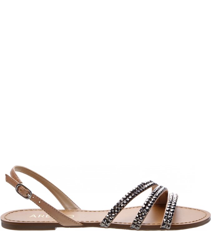 Sandalia salto rasteiro arezzo Clearance