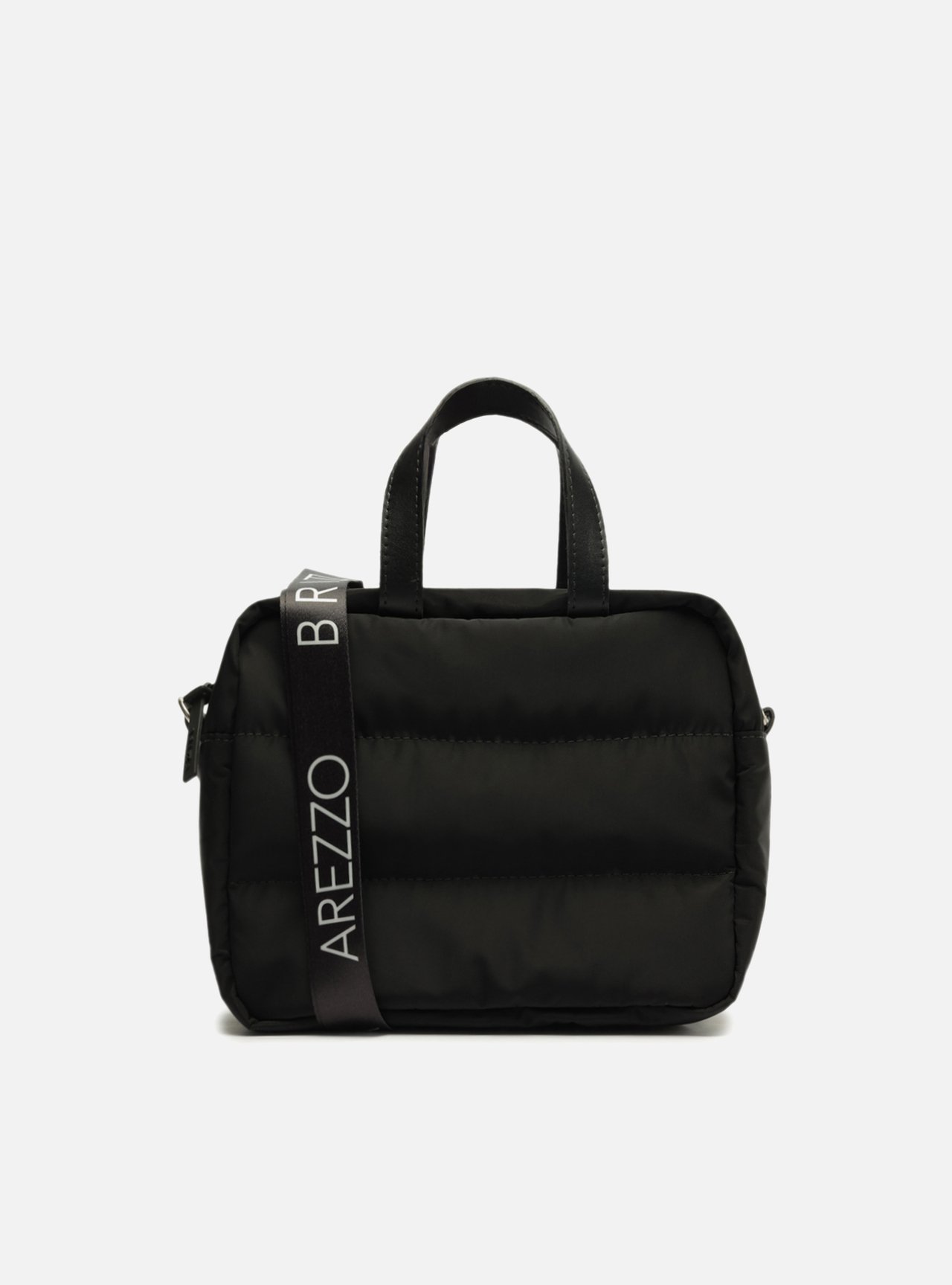 Bolsa Térmica Tiracolo Preta Nylon Gigi Média | Arezzo