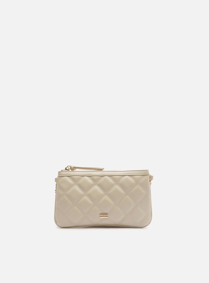 Bolsa Tiracolo Branca Pequena Matelassê Corrente