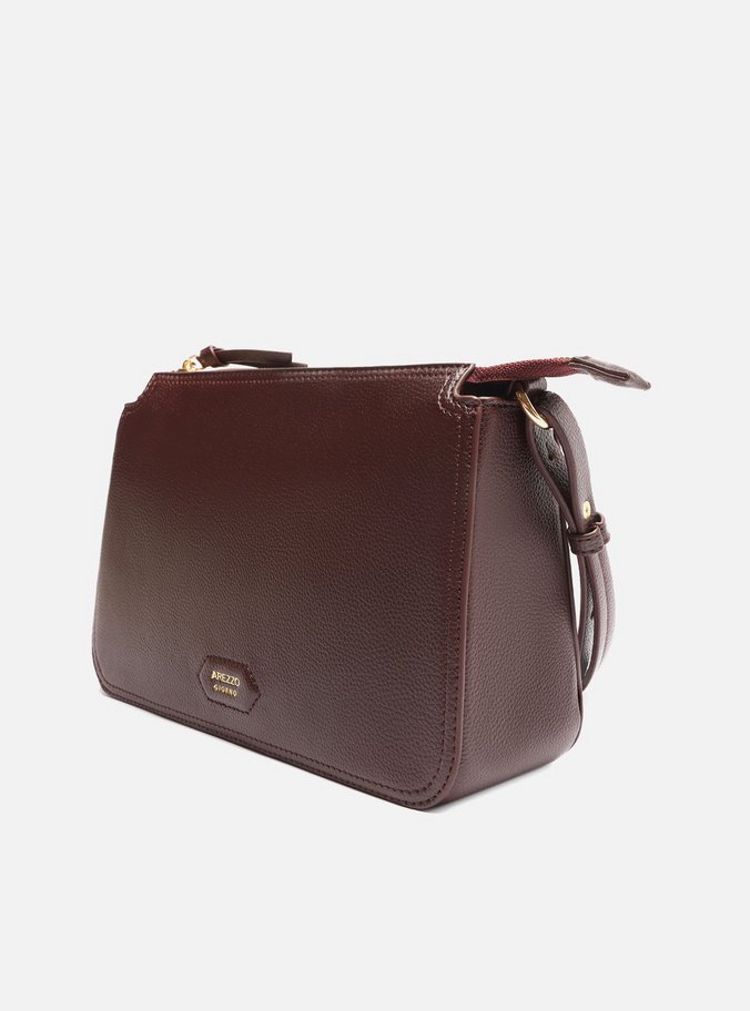 Bolsa Bordô Tiracolo Média