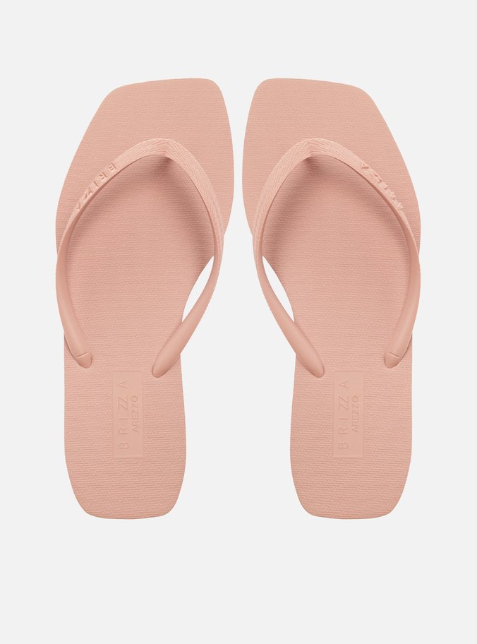Chinelo de Dedo Rosé Básico Square Brizza
