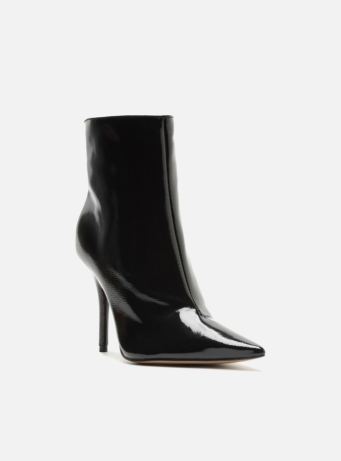 Bota Preta Cano Curto Salto Fino