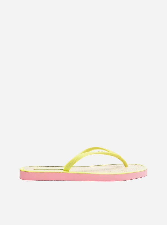 Chinelo de Dedo Multicolorido Bico Redondo Essential Brizza