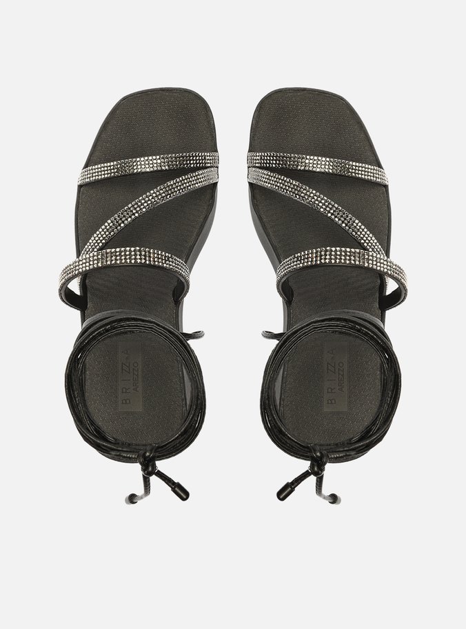 Sandalia flatform arezzo best sale