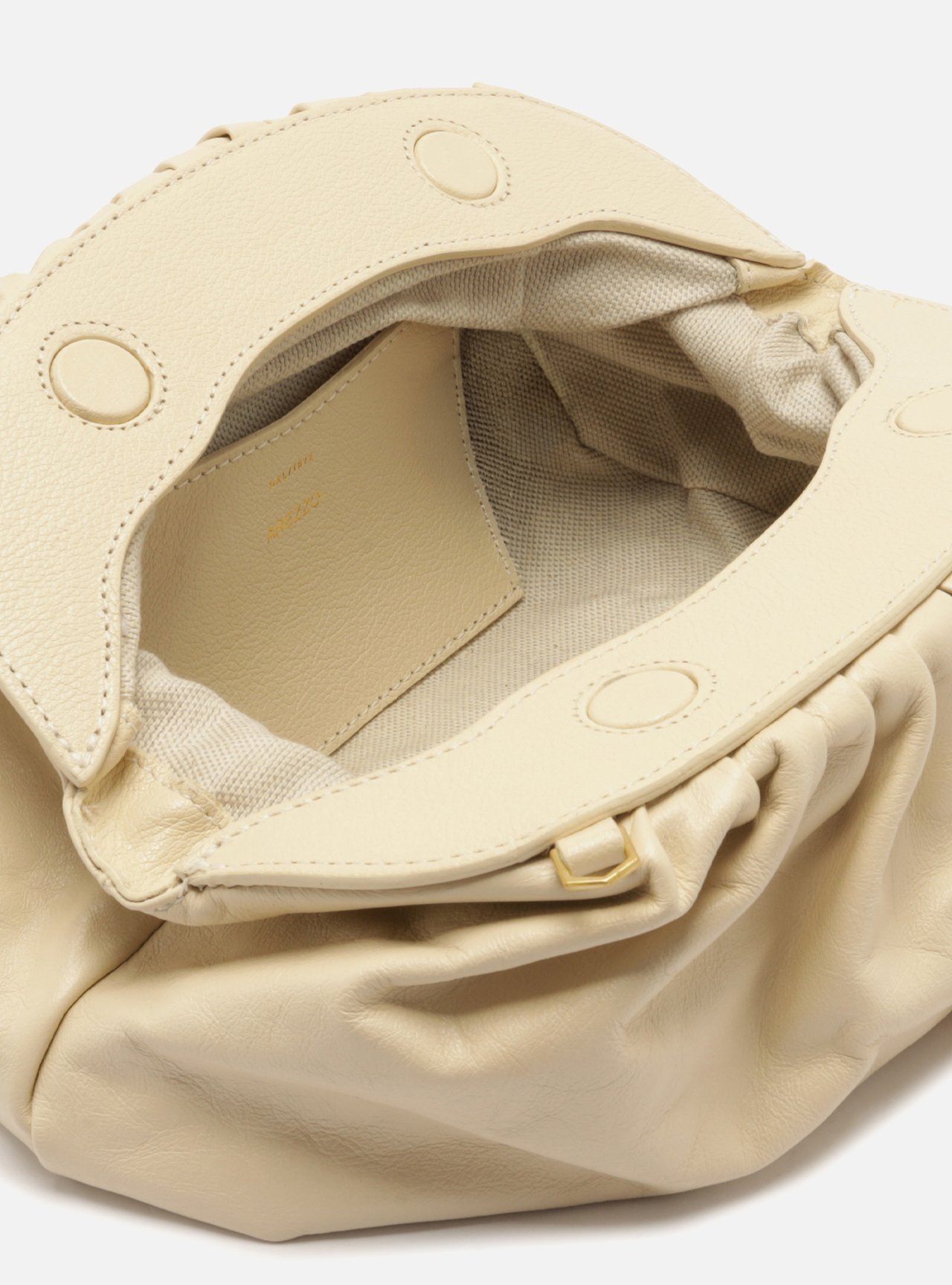 Bolsa Clutch Marrom Couro Média Corrente — foto 4