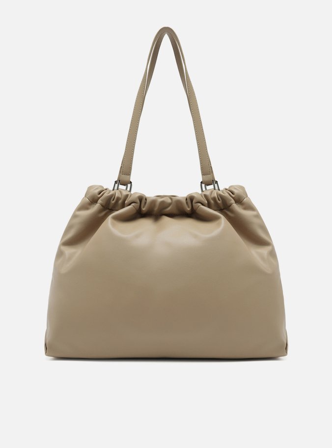 Bolsa Hobo Bege Grande